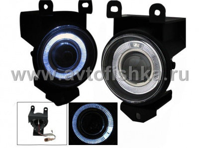 GMC Yukon, Yukon XL Denali (01-06), Denali (99-06) фары противотуманные линзовые, со светящимися ободками, комплект 2 шт.