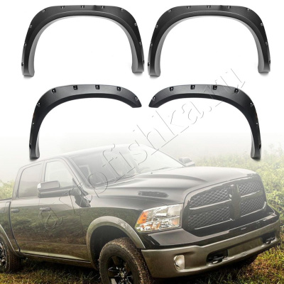 Расширители арок Bushwacker на Dodge RAM 1500/2500/3500