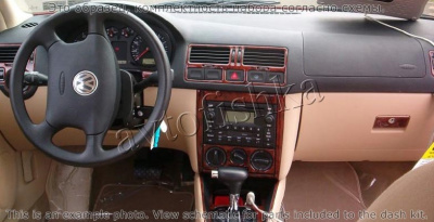 Декоративные накладки салона Volkswagen Golf 1999-2004 4 двери, Механическая коробка передач